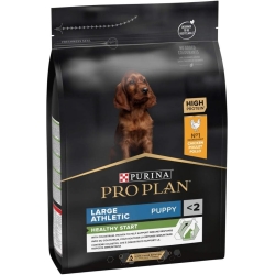 Purina Proplan healthy start Large Athletic Puppy  minore di 2 al Pollo - Alimento completo per cani 3 Kg