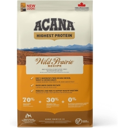 Wild Prairie Recipe Chicken and Fish - Complete food for dogs of all breeds and life stages 11.4 kg