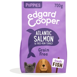 Puppies Atlantic Salmon & Free-Run Turkey - Complete grain-free food for puppies 700g