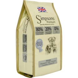 Adult dog 80% 20% chicken, fish and turkey mix - Complete food for adult dogs 12 kg