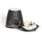 Pasha - Woven Design Kennel Transformable into a Seat for Cats and Small Dogs, Anthracite, 52x50x46-55h cm