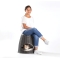 Pasha - Woven Design Kennel Transformable into a Seat for Cats and Small Dogs, Anthracite, 52x50x46-55h cm