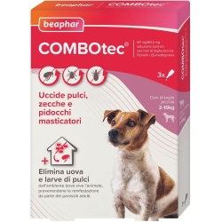 Combotec - 3 Pipettes Antiparasitic for Small Dogs 2-10 kg