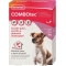 Combotec - 3 Pipettes Antiparasitic for Small Dogs 2-10 kg
