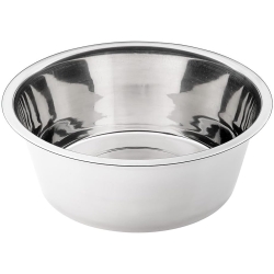 Orion - Stainless Steel Bowl for Food and Water for Dogs and Cats 4.5 Lt
