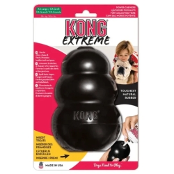 Extra Large Extreme - Fillable Dog Toy for Intense Chewers for Dogs 25-40 kg Black