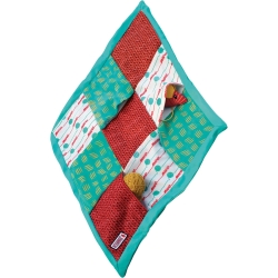 Puzzlements Pockets - Interactive Multi-Activity Mat for Cats with 9 Pockets, Toys and Catnip 69x41 cm