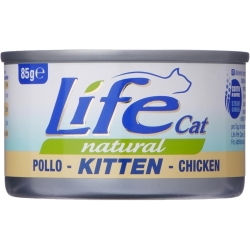 Life Cat Natural Kitten Chicken - Wet food for growing kittens 85g