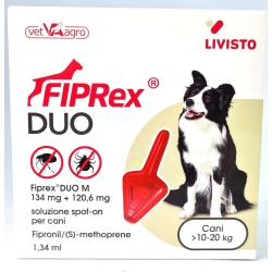 Fiprex Duo M - Antiparasitic Treatment for Dogs 10-20 kg 1.34 ml