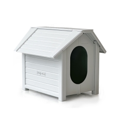 Villa - Made in Italy Heat-Insulating, Resistant, White Dog Kennel