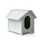Villa - Made in Italy Heat-Insulating, Resistant, White Dog Kennel