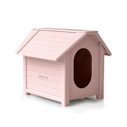 Villa - Made in Italy Heat-Insulating, Resistant Dog Kennel, Powder Pink