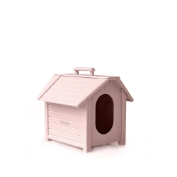 Villa - Medium Insulated Waterproof Dog Kennel in Powder Pink