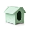 Villa - Waterproof, Heat-insulating Resin Dog Kennel, Sage Green, 80 x 110 x 98 cm Maxi
