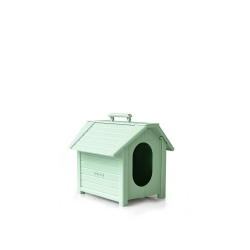 Villa - Small Foldable Hygienic Insulated Dog Kennel, Sage Green