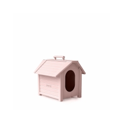Villa - Small, Thermally Insulated, Foldable Dog and Cat Kennel, Powder Pink