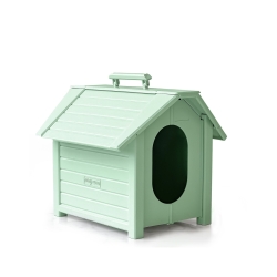 Villa - Large Foldable Dog Kennel, Sage Green, 68 x 85 x 81 cm