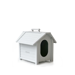 Villa - Durable Foldable Pet Kennel with Thermal Insulation Medium White