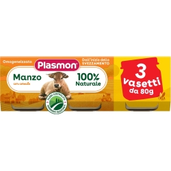 Baby food - 3 jars of 80 g (Damaged packaging)