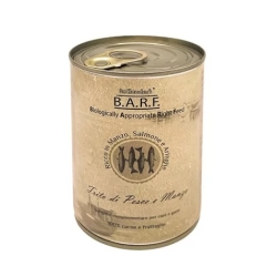 Barf Minced Fish and Beef - Complete food for dogs and cats 400g
