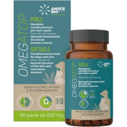 Omegatop 90 Pearls of 683 mg - Complementary feed for dermal function