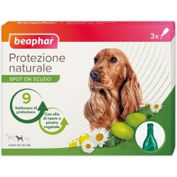 Spot on shield - Natural protection for adult dogs of medium size 15-30 kg 3 vials