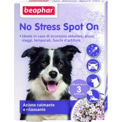 No Stress Spot On for Dogs Calming Anti-Stress with Valerian Prolonged Action 3 pipettes