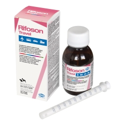 Rifoson Travel - Complementary food for dogs and cats for agitation and travel nausea 100 ml