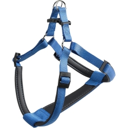 Daytona Extra Large Blue - Adjustable Padded Nylon Dog Harness