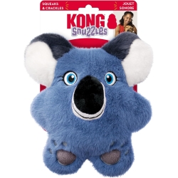 Snuzzles Koala - Soft Plush Toy with Squeak and Swirly Ears for Dogs