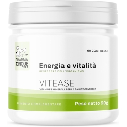 Vitease Energy and Vitality - Complementary food for dogs and cats 60 tablets