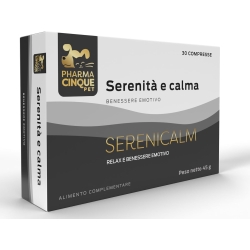 Serenicalm Serenity and Calm - Complementary food for dogs and cats 30 tablets