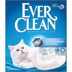 Ever Clean Unscented Extra Strong Clumping Cat Litter 10L