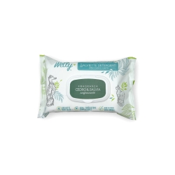 Cleansing Wipes - 40 Cedar and Sage Wipes for Dogs and Cats