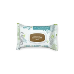 Cleansing Wipes - 40 Exotic Coconut & Lime Wipes for Dogs and Cats