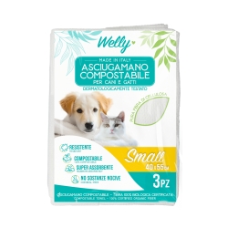 Reusable Dog and Cat Towel - 3 Small Towels 40 x 55 cm