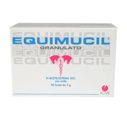 Equimucil 20 sachets of 5 g Mucolytic Granules for Equines