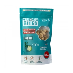 Crunchy Bites Fresh - Apple and Mint Dog Snack 80g