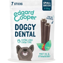 Doggy Dental - Vegetable Dental Stick for Small Dogs Strawberry and Mint 105 gr