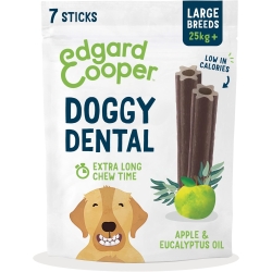 Doggy Dental - Vegetable Dental Stick for Large Dogs Apple Eucalyptus Size 240 gr