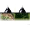 Glow Light - Phosphorescent Reflector Lamp Holder Reptile Night Lighting 14cm