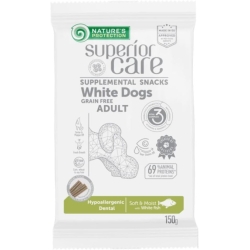 Superior Care White Fish - Snack for adult dogs with white coats 150 gr