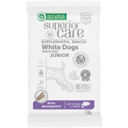 Superior Care Junior Salmon - Snack for puppies with white coats 110 g