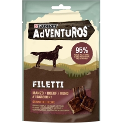 Adventuros Beef Fillets - Dog Snack 70g