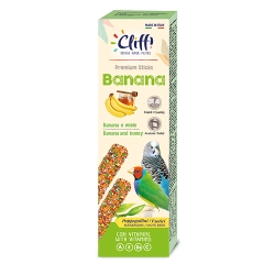 Banana and Honey Sticks - Complete food for parakeets and exotic birds 60g