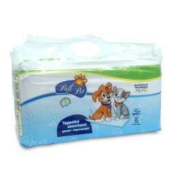 30 White Flower Scented Absorbent Toilet Mats with Stickers 60 x 60 cm