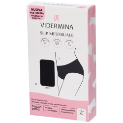 Vidermina Reusable Menstrual Panties - High Waist Size XL Black