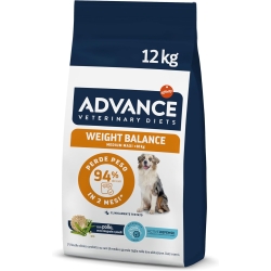 Advance Weight Balance - Complete dietary food for adult mini-breed dogs for weight reduction 12 kg