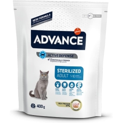 Advance Active Defense Sterilized Adult Turkey - Complete food for sterilized adult cats 400 g