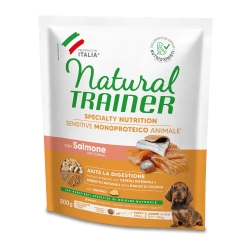Natural Trainer Sensitive No Gluten Small & Toy Puppy & Junior Salmon - Complete food for toy puppies 800 gr